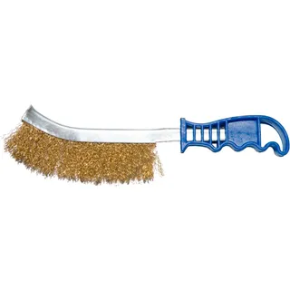 Щетка Китай гребенка, ручка СИНЯЯ 250 мм 90 грамм