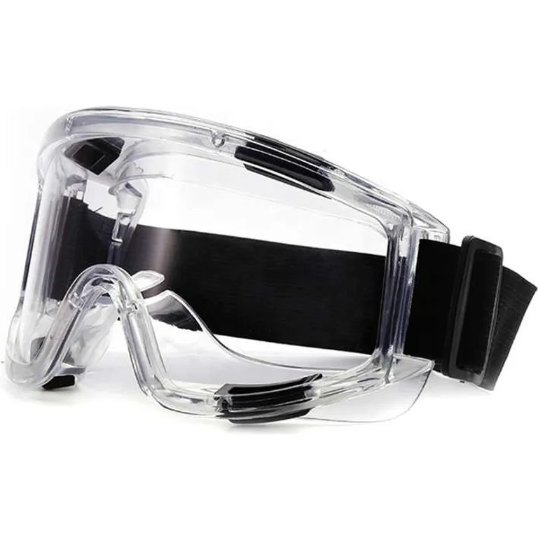 Окуляри захисні Vision прозорі з непрямою вентиляцією 4 клапани (лінза: ПС, оправа: ПВХ, резинка: ширина 40 мм) VITA