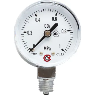 Манометр вуглекислотний (0-1 МПа) M12x1.5 у хромі Антоніо Маск GU-1110