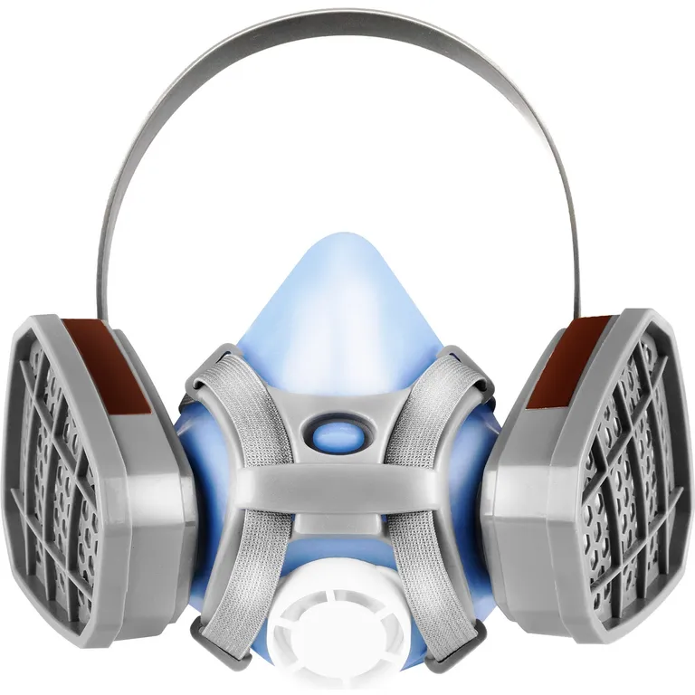 Напівмаска респіратор з 2-ма хімічними фільтрами A1 кріплення фільтра різьбове Антоніо Маск