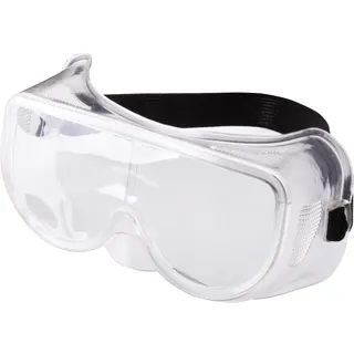 Окуляри захисні Кулібін прозорі (лінза: ПЕТФ, оправа: силікон, резинка: ширина 20 мм) VITA