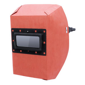 Маска сварщика фибра-картон 1,0 мм красный цвет, фото 1, цена