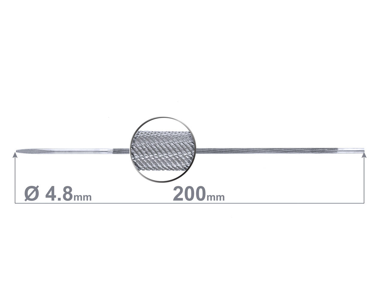 Напильник для заточки цепей Штиль 4,8 мм