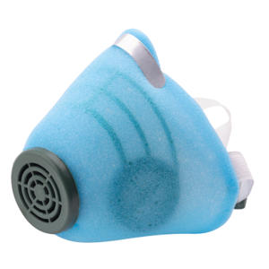 Респиратор У2К (код-1) голубой, внутри клеёнка 2 клапана на вдох, один на выдох, фото 1, цена
