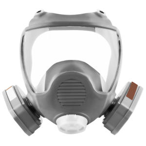Полнолицевая маска с 2-мя химическими фильтрами трапеция А1 крепление фильтра резьба аналог Сталкер-3 Антоніо Маск RZ-9122, фото 1, цена